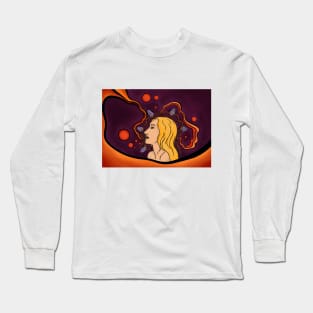 Girl Galaxy Long Sleeve T-Shirt